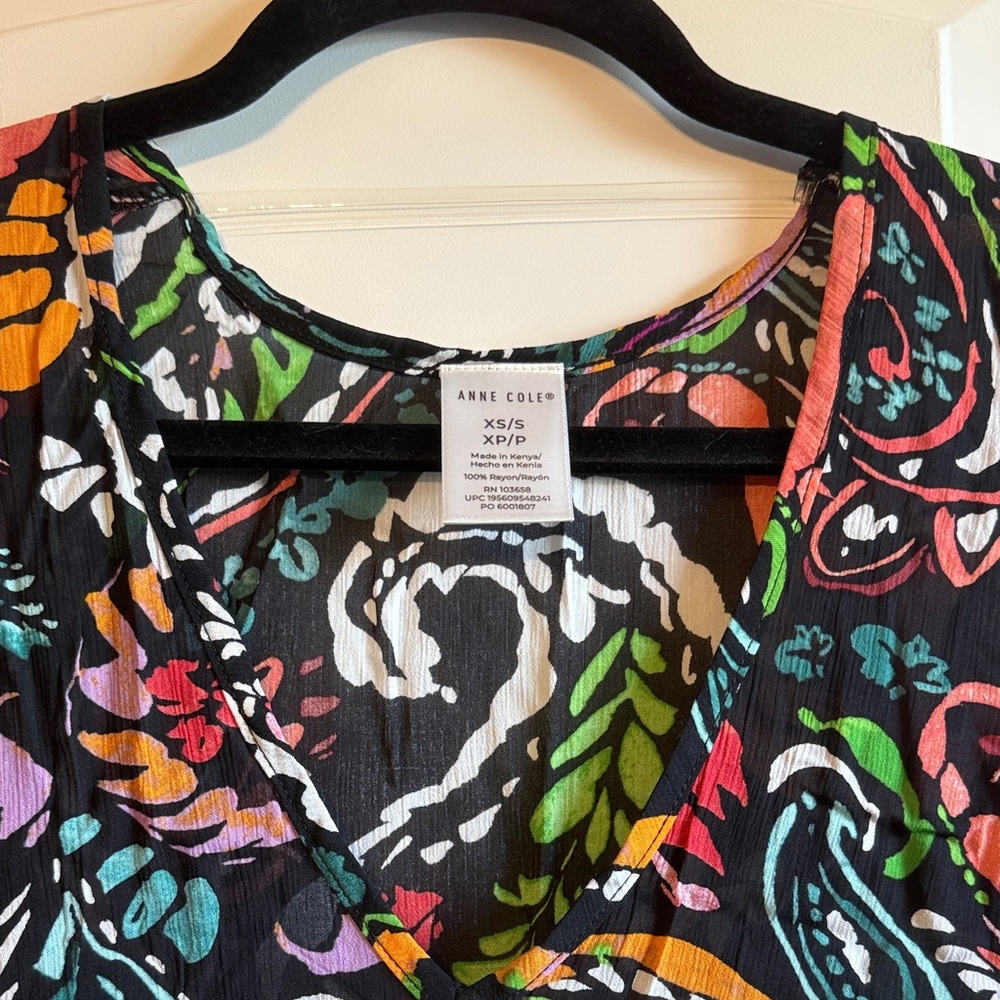 Anne Cole Multicolor Paisley Coverup - Picture 2 of 5